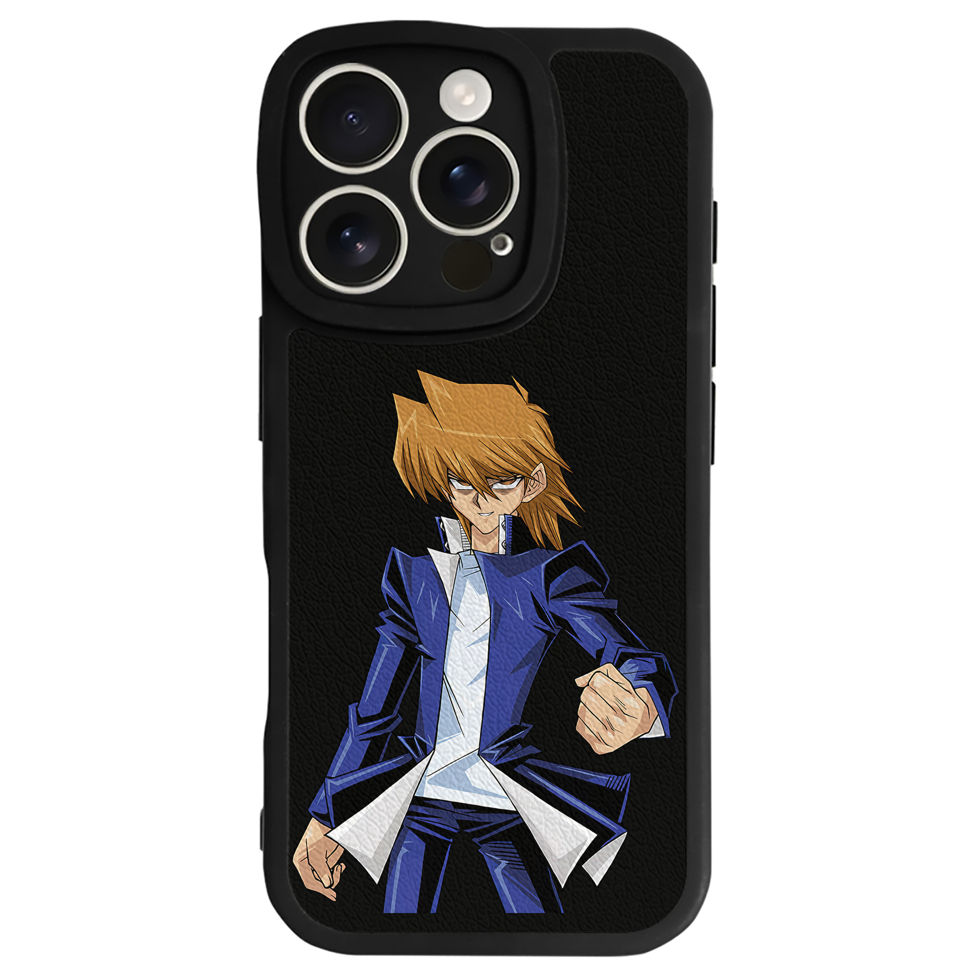 （画像用） 遊☆戯☆王 Yu-Gi-Oh! 【iPhone 16シリーズ対応】シリコンスマホケース（レザー調） 材質：シリコン